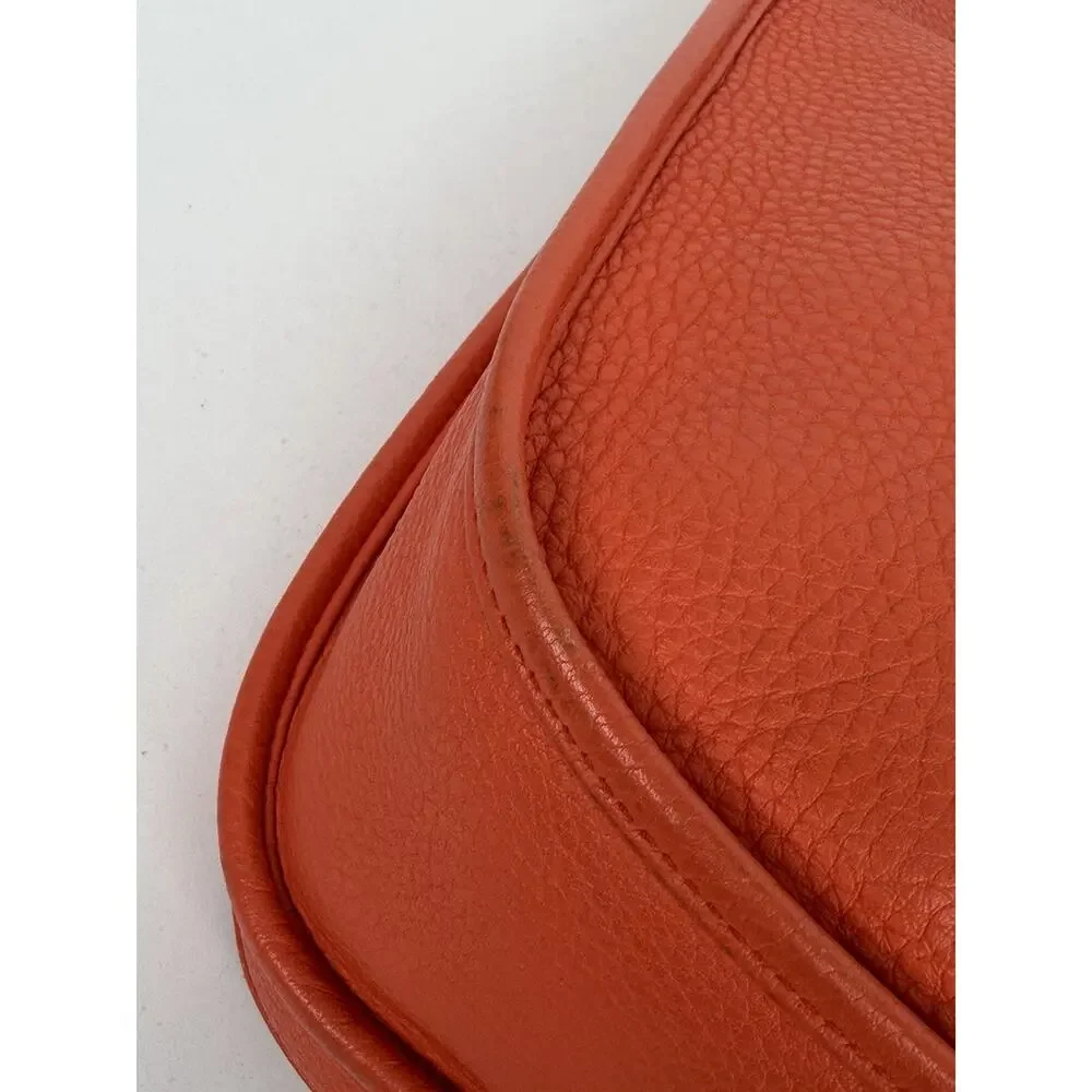 Hermes Evelyne 29 Bag Orange Poppy Taurillon Clemence Leather 2017 - Picture 8 of 16